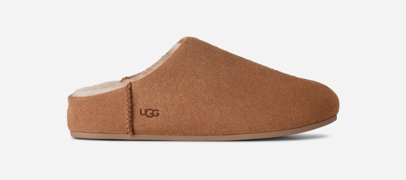 UGG® Women's Elea Slip-On Sheepskin Slippers in Chestnut, Size 8 | UGG (US)