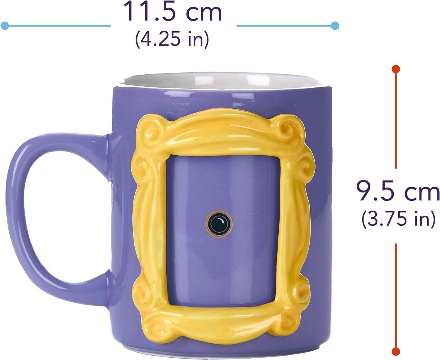 Friends TV Show Frame Mug, Monica’s Peephole Frame Mug, 330ml | Amazon (US)