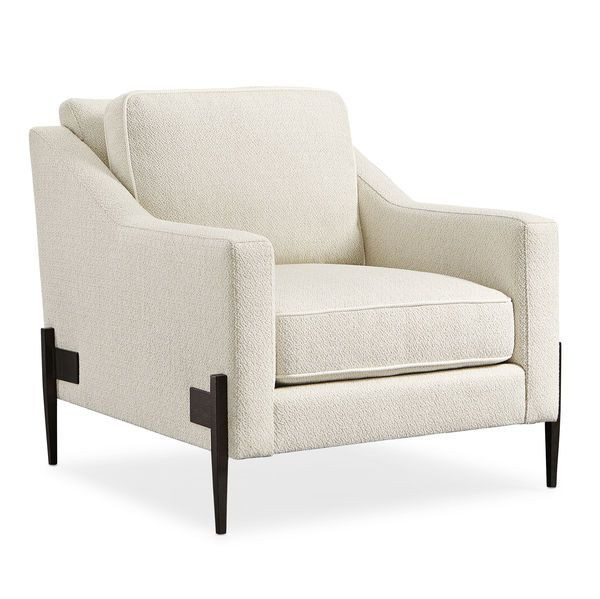 Cream Fabric Modern Remix Accent Chair | Scout & Nimble