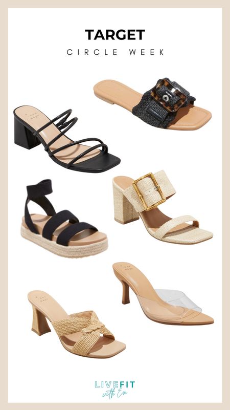 Step into Target Circle Week with a fresh pair of kicks! 👡 From bold buckles to sleek sandals, espadrilles to chic mules, find your perfect pair and strut into spring with style. #TargetFinds #ShoeSale #SpringStyles

#LTKsalealert #LTKshoecrush #LTKxTarget