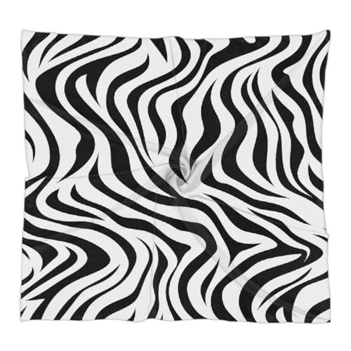 Yeahhhlife Zebra Print Scarf for Women, 23.6" Square Head Scarfs Hair Neck Scarves Fashion Purse Scarf for Handbags | Amazon (US)