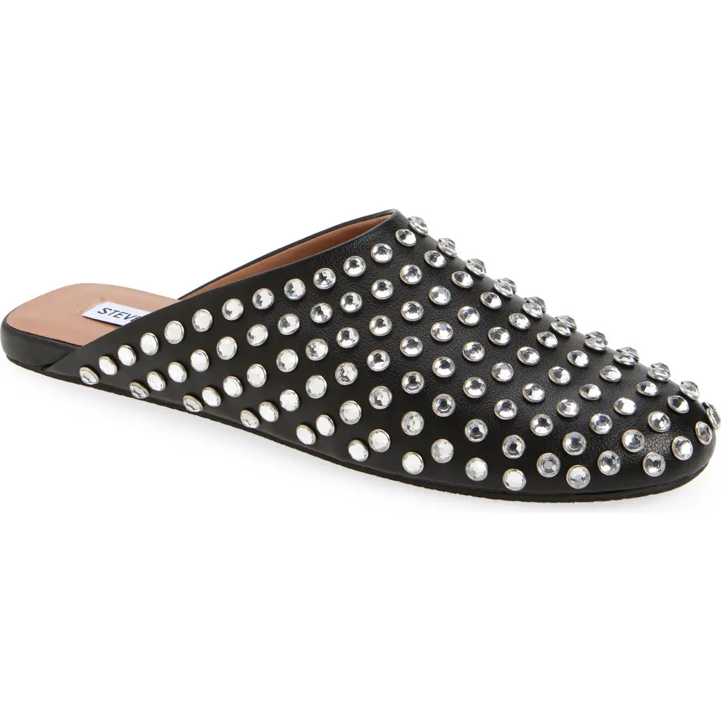 Steve Madden Glimmer Imitation Pearl Mule in Rhinestone at Nordstrom, Size 8 | Nordstrom