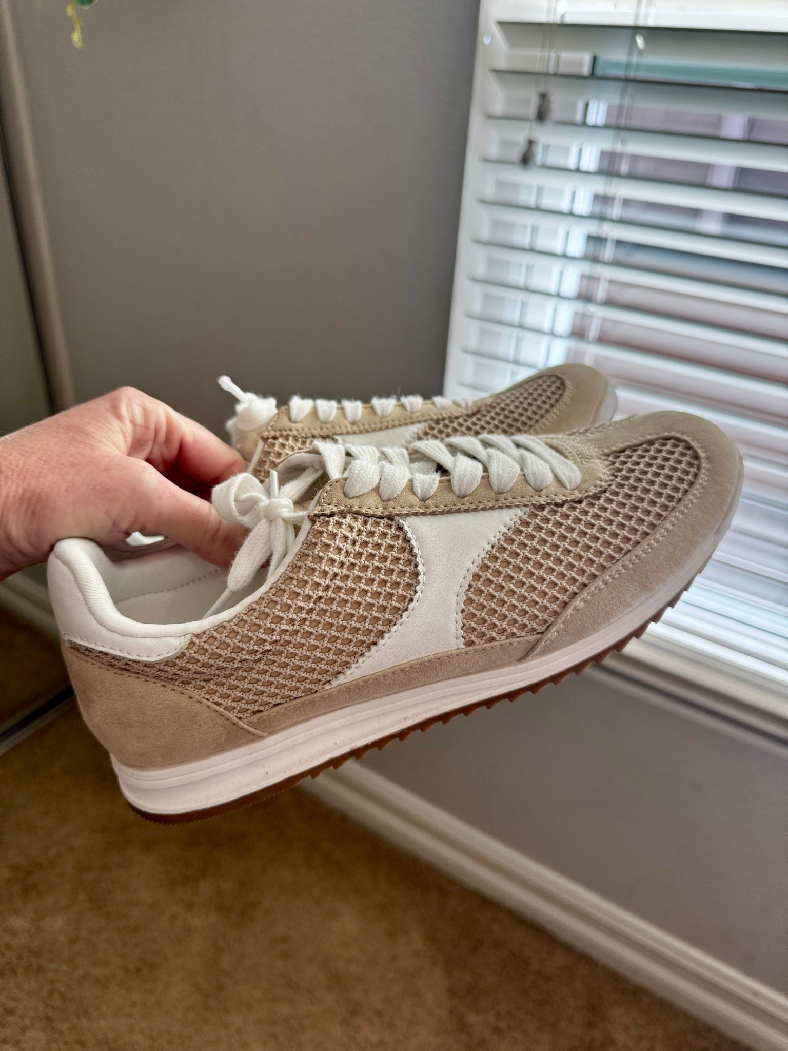 A closer look at my new Target sneakers from today’s post. They are the perfect neutral to head into Spring. They have memory foam which makes them super comfortable and the quality is amazing. 

#LTKOver40 #LTKSeasonal #LTKmomlife