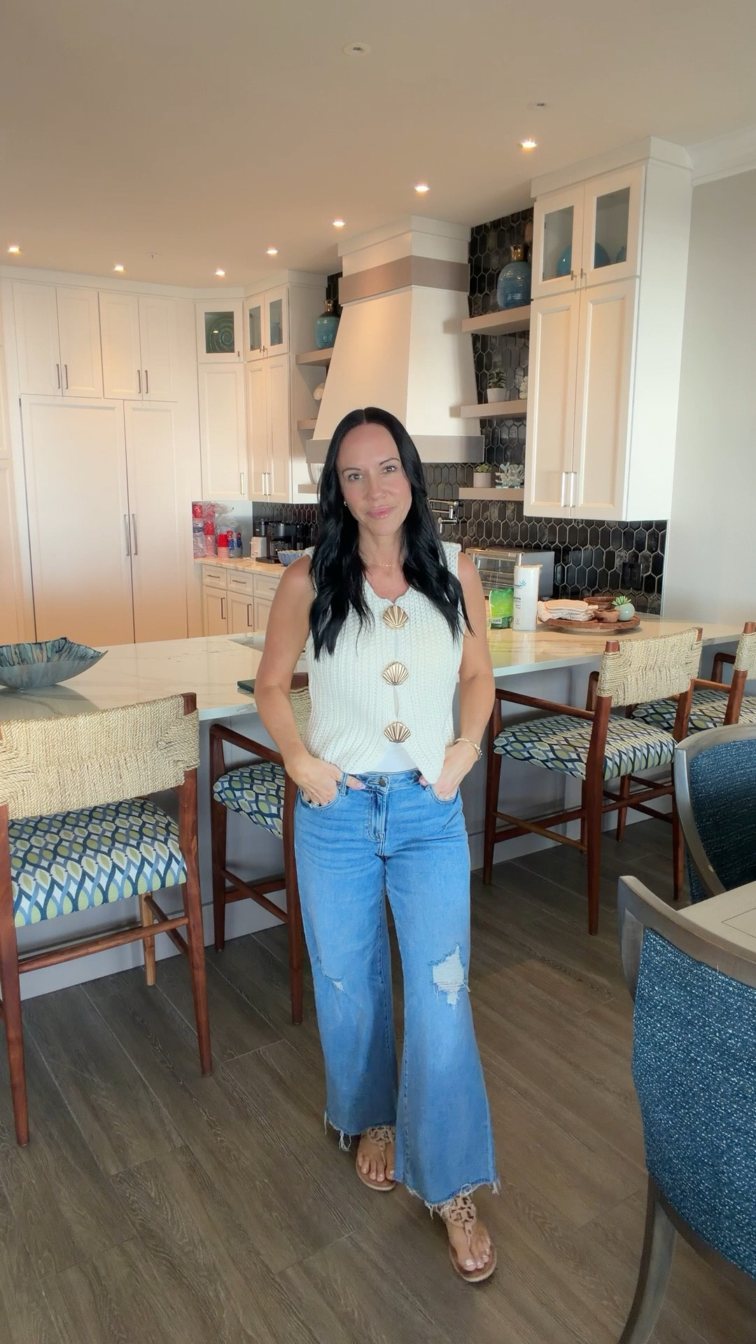 Dinner fit on vacay! Love these gold shell detail!🐚

#LTKTravel #LTKootd #LTKOver40