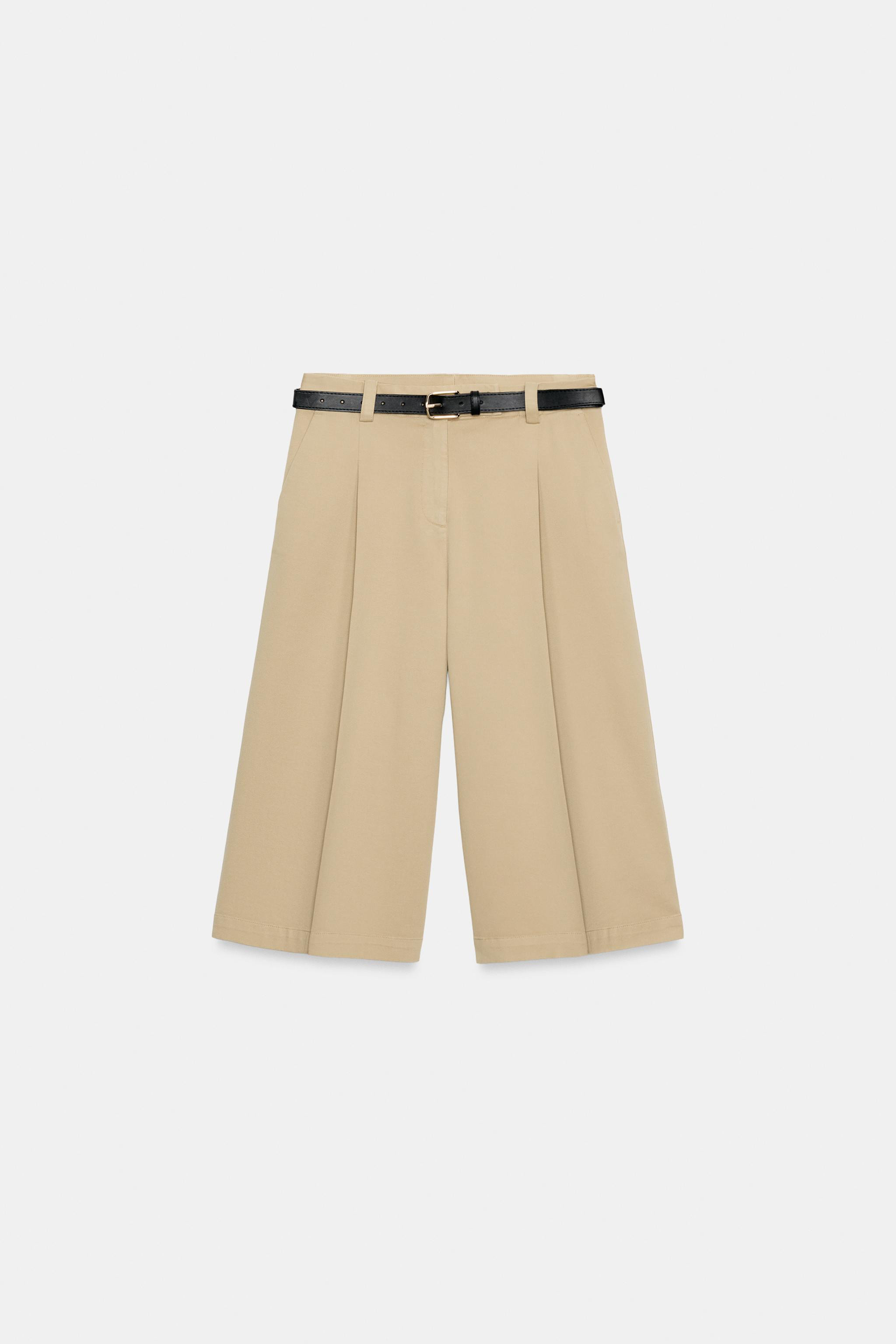 LONG BELTED SHORTS | Zara US