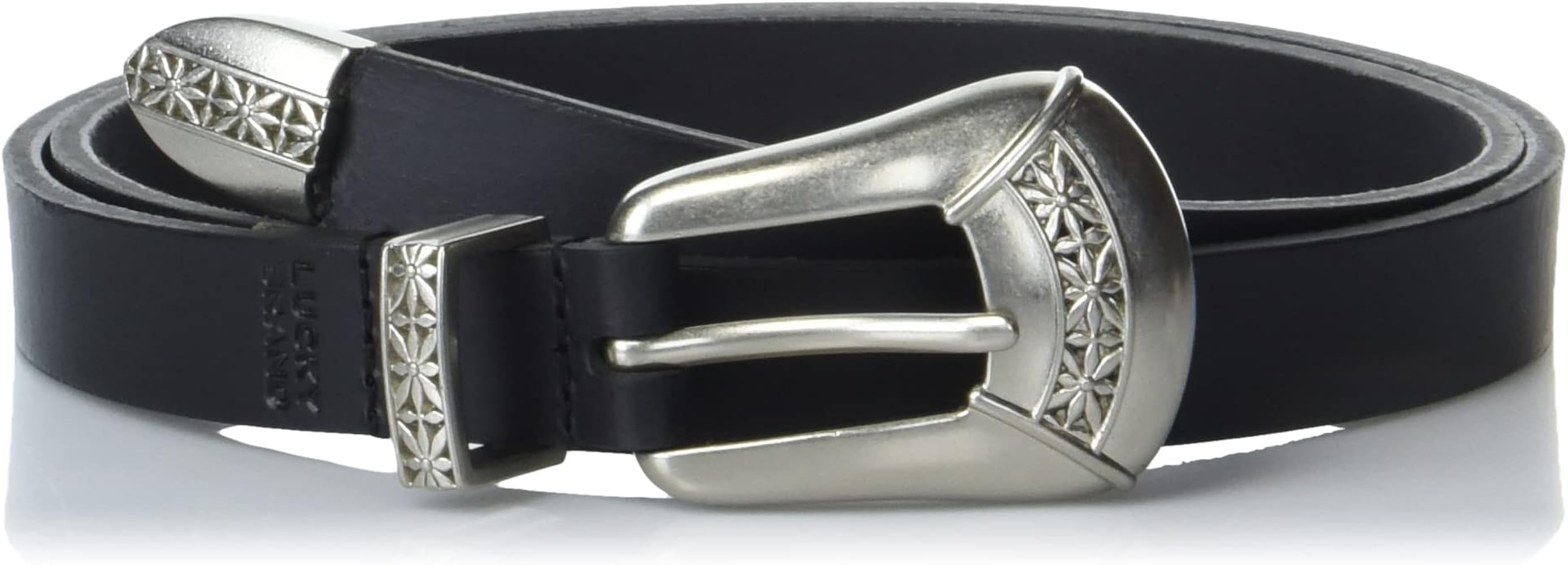 Lucky Brand Women's Western-Inspired Leather Belt | Classic | American Heritage | Casual | Vintag... | Amazon (US)