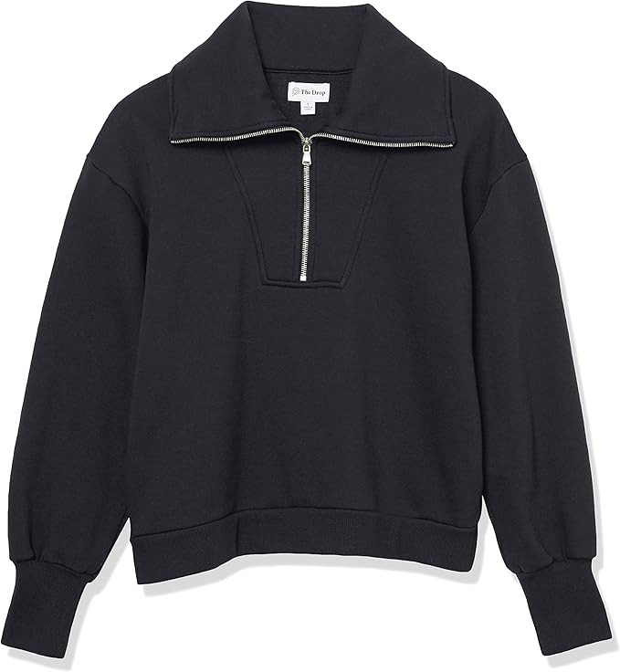 The Drop Women's Hayley Half Zip Fleece Sweatshirt | Amazon (US)