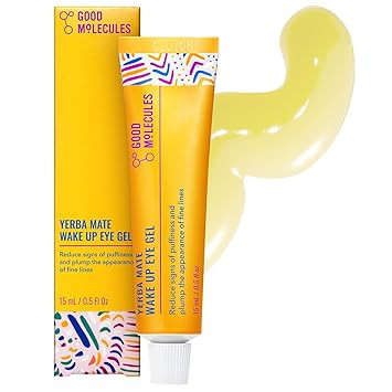Good Molecules Yerba Mate Wake Up Eye Gel, Caffeine Under Eye Cream, 15 ml | Amazon (US)