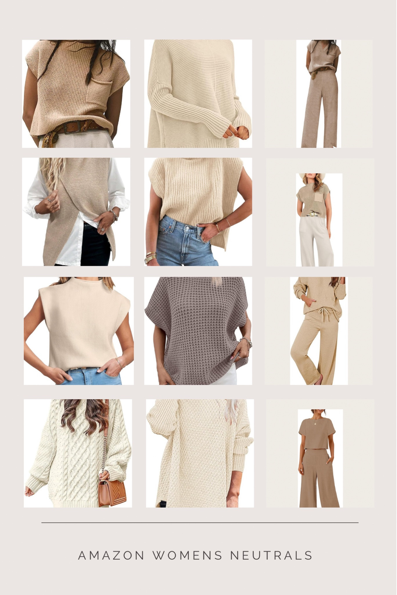 Amazon Women’s Neutrals 

Women’s Fashion | LTK fashion finds | Amazon Women’s clothes | coastal grandma style | classy style 

#LTKfindsunder50 #LTKover40 #LTKstyletip