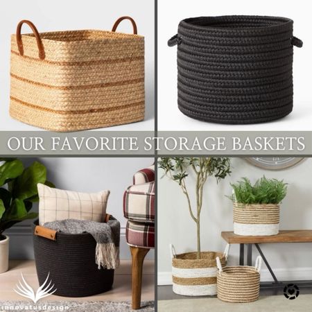 These are our all time favorite storage baskets for using throughout the home! Use to organize items on shelving, in the laundry room, living room - everywhere! Plus all of these are available in different colors and sizes!

#LTKhome #LTKfamily #LTKkids