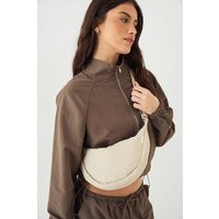 DSGN Studio Women's Nylon Cross Body Bag in Cream | Boohoo.com (UK & IE)