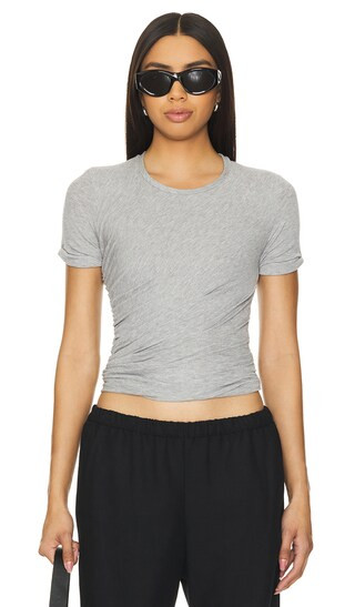 Terra Short Sleeve T-shirt in Heather Grey | Revolve Clothing (Global)