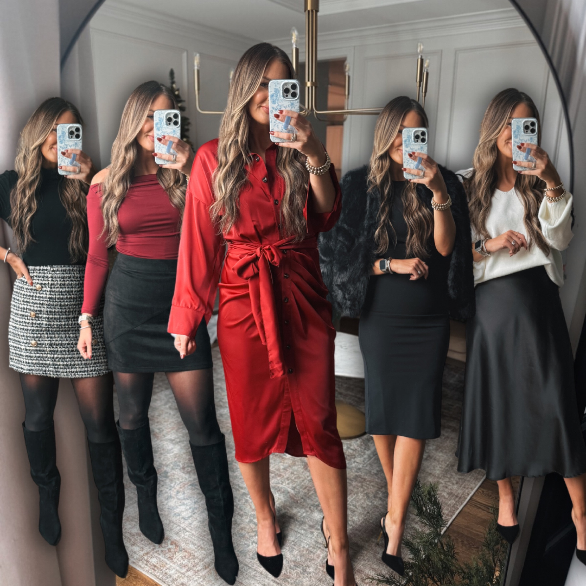 Amazon Holiday Outfit Ideas 

Gorgeous holiday dresses the cutest tweed skirt and more! 

Fit is true to size I wear a medium and went with medium in all! 

#LTKFindsUnder50 #LTKHoliday #LTKStyleTip
