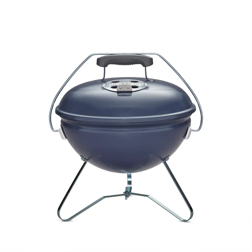 Weber Smokey Joe Premium 147-Sq. in Slate Blue Portable Charcoal Grill | 1126801 | Lowe's