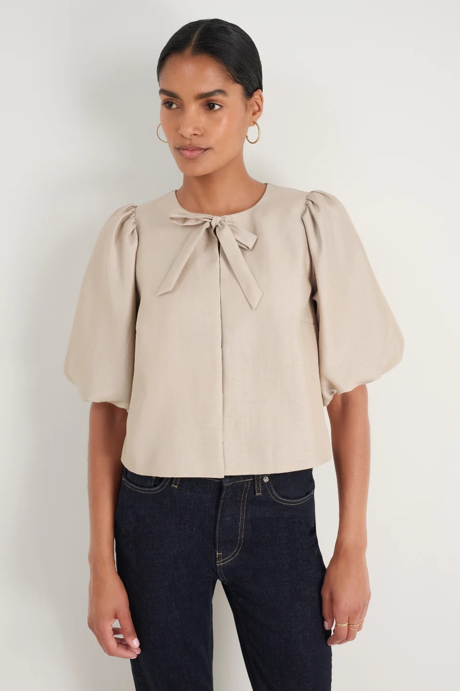 Coral Top - Champagne | WYSE London