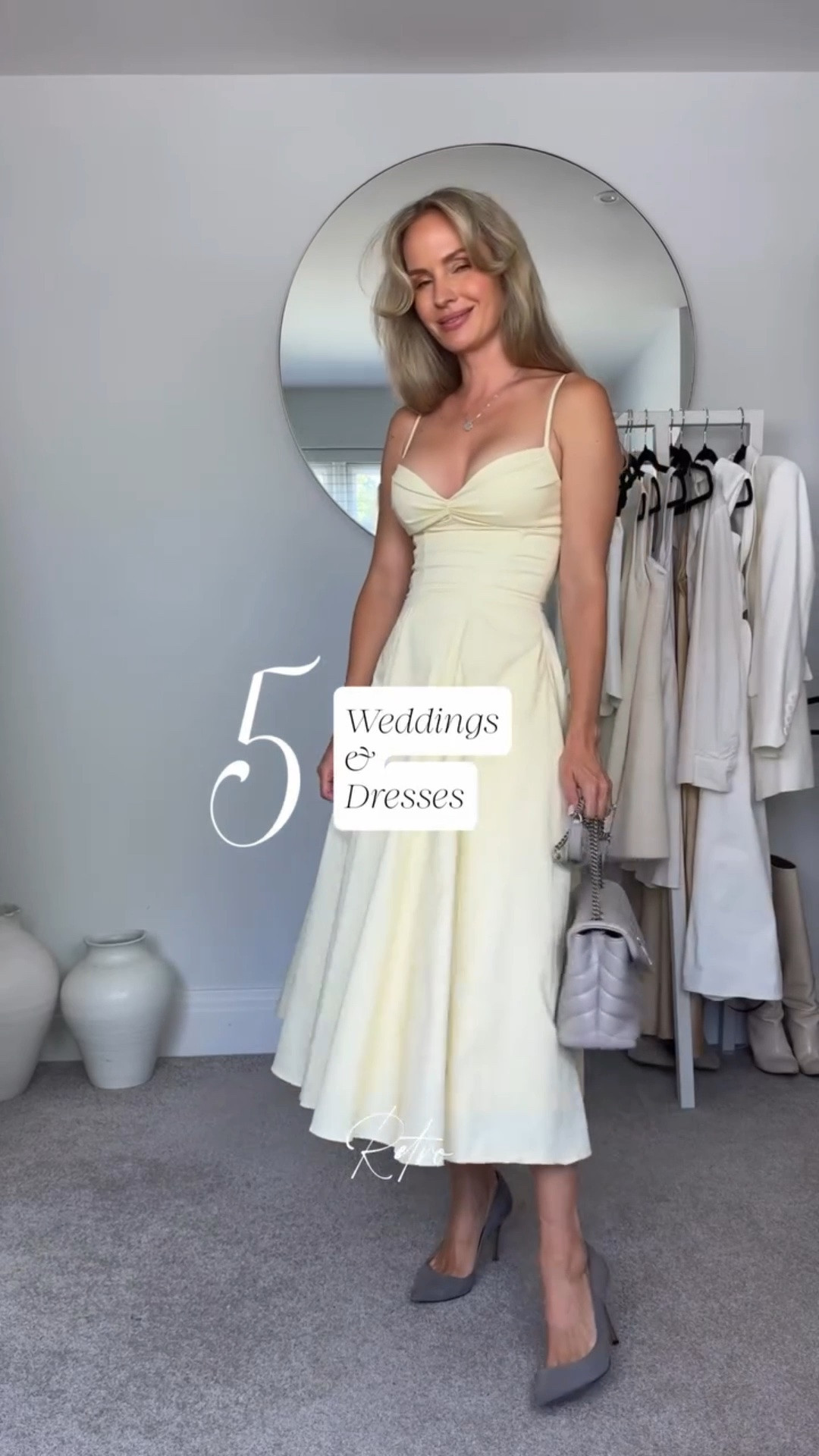 5 wedding guest dresses I wear on repeat. 

Do you prefer dress 1, 2, 3, 4, or 5?

Between these 5 I have something for every type of wedding I get invited to. 

As an avid outfit repeater I don’t mind if the guest lists overlap. I always style my dresses slightly differently, so they feel fresh even if I wear them again in the same wedding season.

How many weddings are you invited to this year? 

You can find the dresses in my bio. 🤍