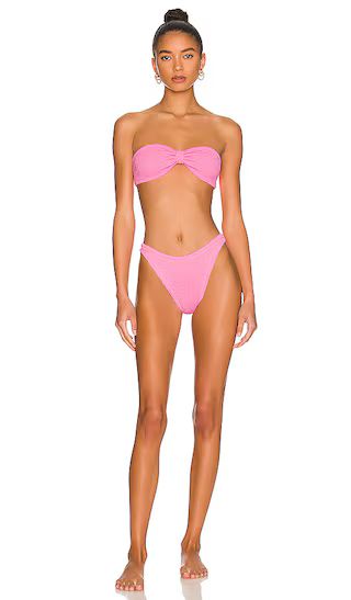Jean Bikini Set in Bubblegum | Revolve Clothing (Global)