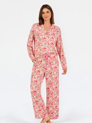 Women's Charlotte Pants Set | Granada Glen Tan | Mary Square