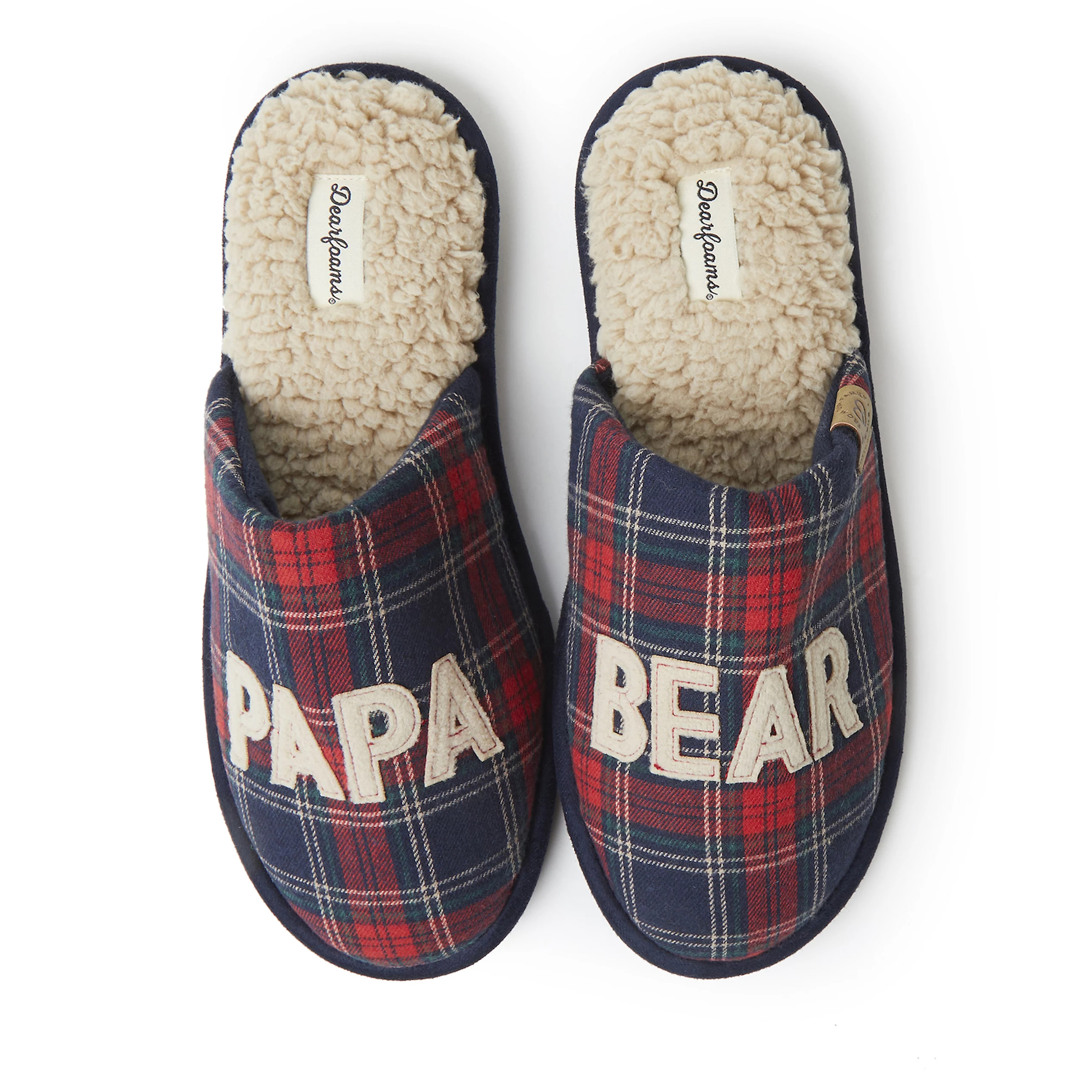 Men's Dearfoams Papa Bear Scuff Slippers | Kohl's