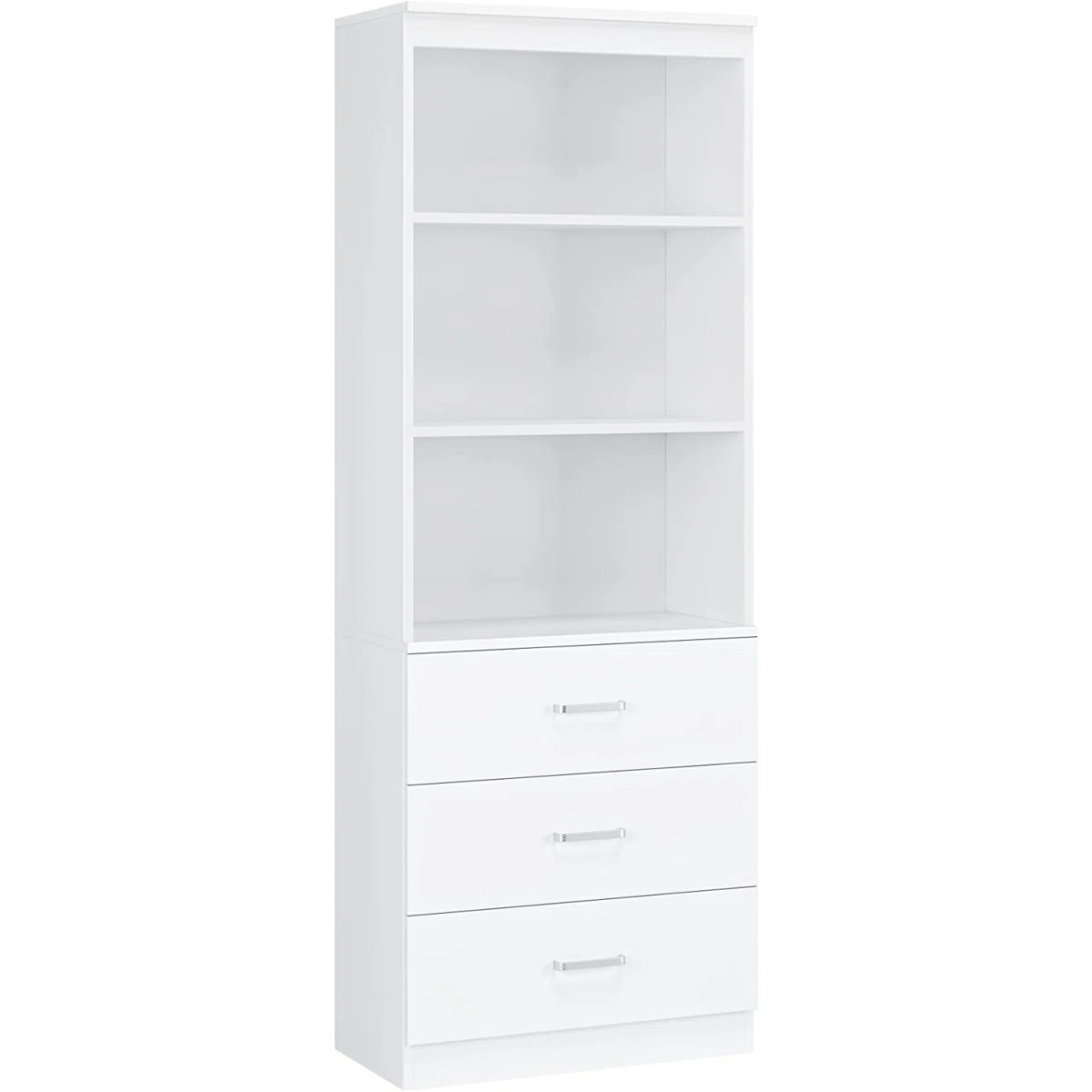 Kahler 70.9'' H x 23.6'' W Standard Bookcase with 3 Drawers | Wayfair North America