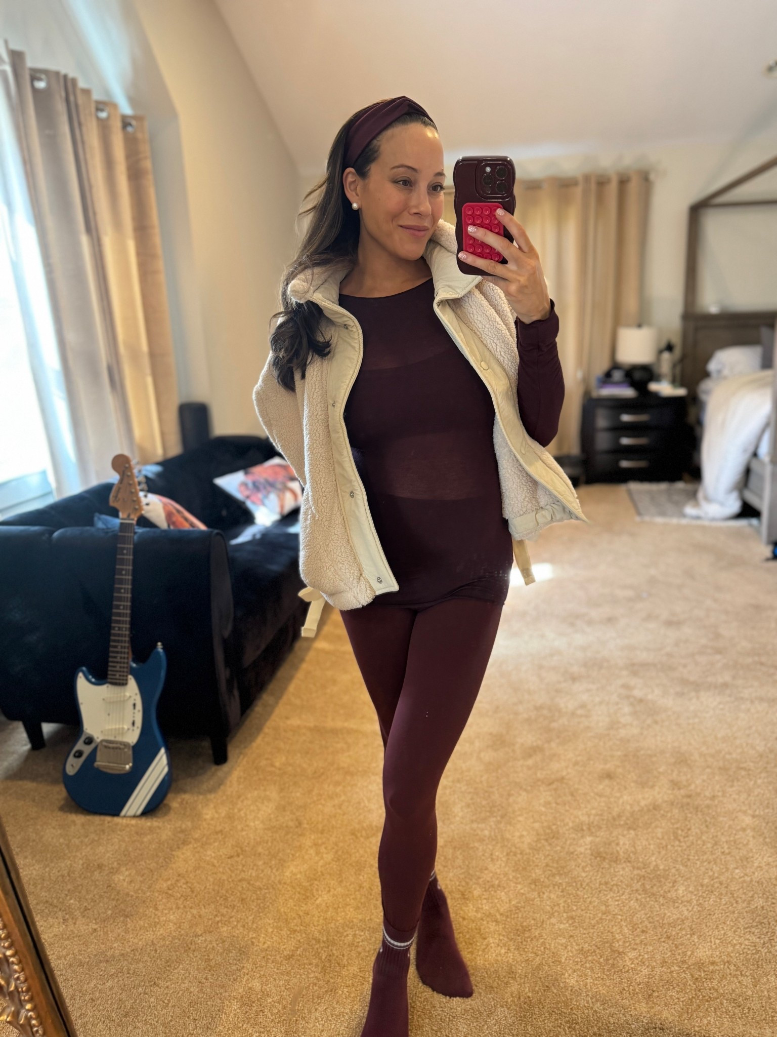 Cute, cozy, coordinated. AND bump friendly 🤰🏻😍

Leggings-medium
Top-medium 
Vest-xs/small
Sports bra-mediumm

#LTKActive #LTKSaleAlert #LTKBump