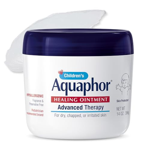 Aquaphor Children's Advanced Therapy Healing Ointment, 41% Petrolatum Skin Protectant Ointment for Minor Wound Care, Chapped or Cracked Skin and Lips, 14 Oz Jar | Amazon (US)