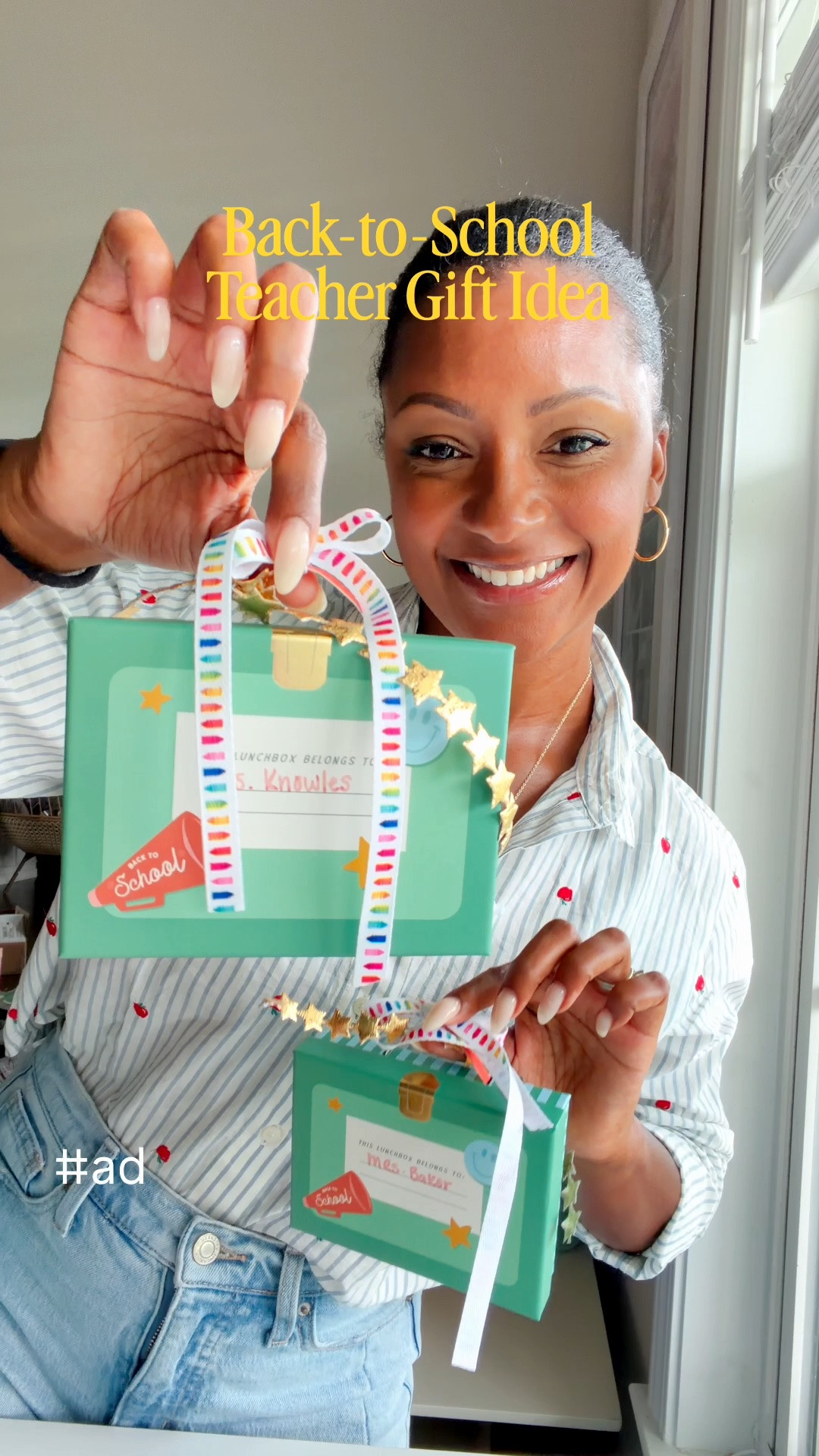 #ad Here's to fresh starts, bright classrooms, and giving teachers a little EXTRA to smile about this school year. ✏🎒✨ These mini lunchbox welcome gifts are a sure way to start the school year off in an EXTRA special way. I packed them with fun mini school supplies, a @target gift card, and EXTRA gum for a sweet finishing touch. They have a variety of flavor options (I personally think the Blue Raspberry Sour tastes like dessert)
and at five calories a stick, they’re perfect for enjoying throughout the school day. The
multi-packs are perfect for teacher gifting. Comment SHOP and I’ll send you a link to
add it to your next #Target pick-up order! #targetpartner

#LTKmomlife #LTKKids