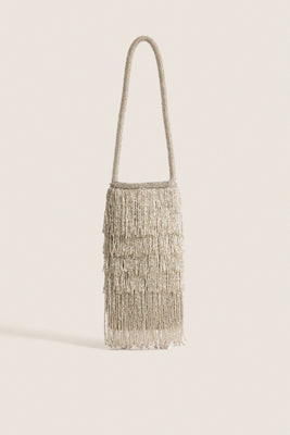 Silver Beaded Josephine Mini Bag | Tuckernuck (US)