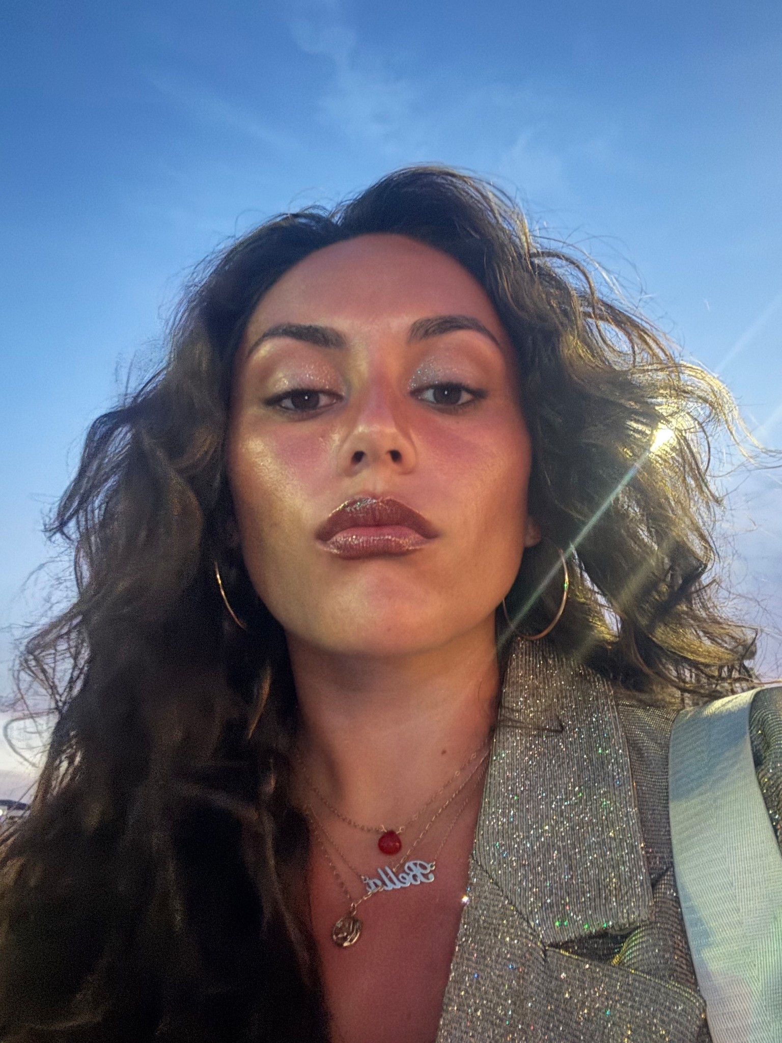 cosa nuestra makeup look 🤎 
lip combo was pillow talk deep & top highlight from Mac x Selena Quintanilla collection 

#LTKBeauty #LTKSummerEdit #LTKStyleTip