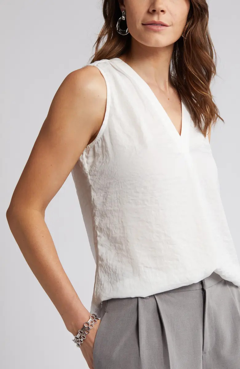 Vince Camuto Rumpled Satin Blouse | Nordstrom | Nordstrom