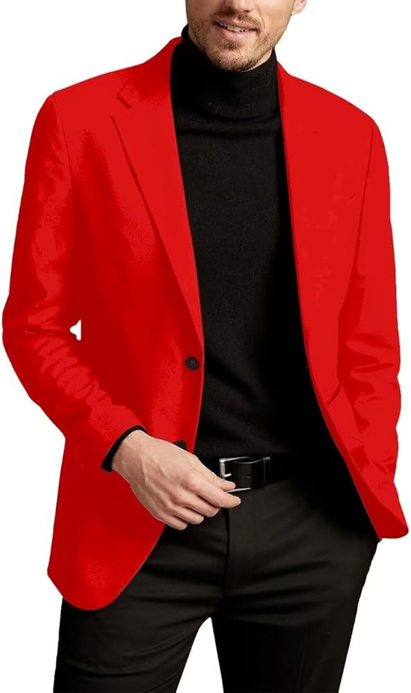 SHUZHXLZANGY Mens Blazers and Sport Coats Slim Fit Jackets for Men Casual Blazer Suit Formal Busi... | Amazon (US)