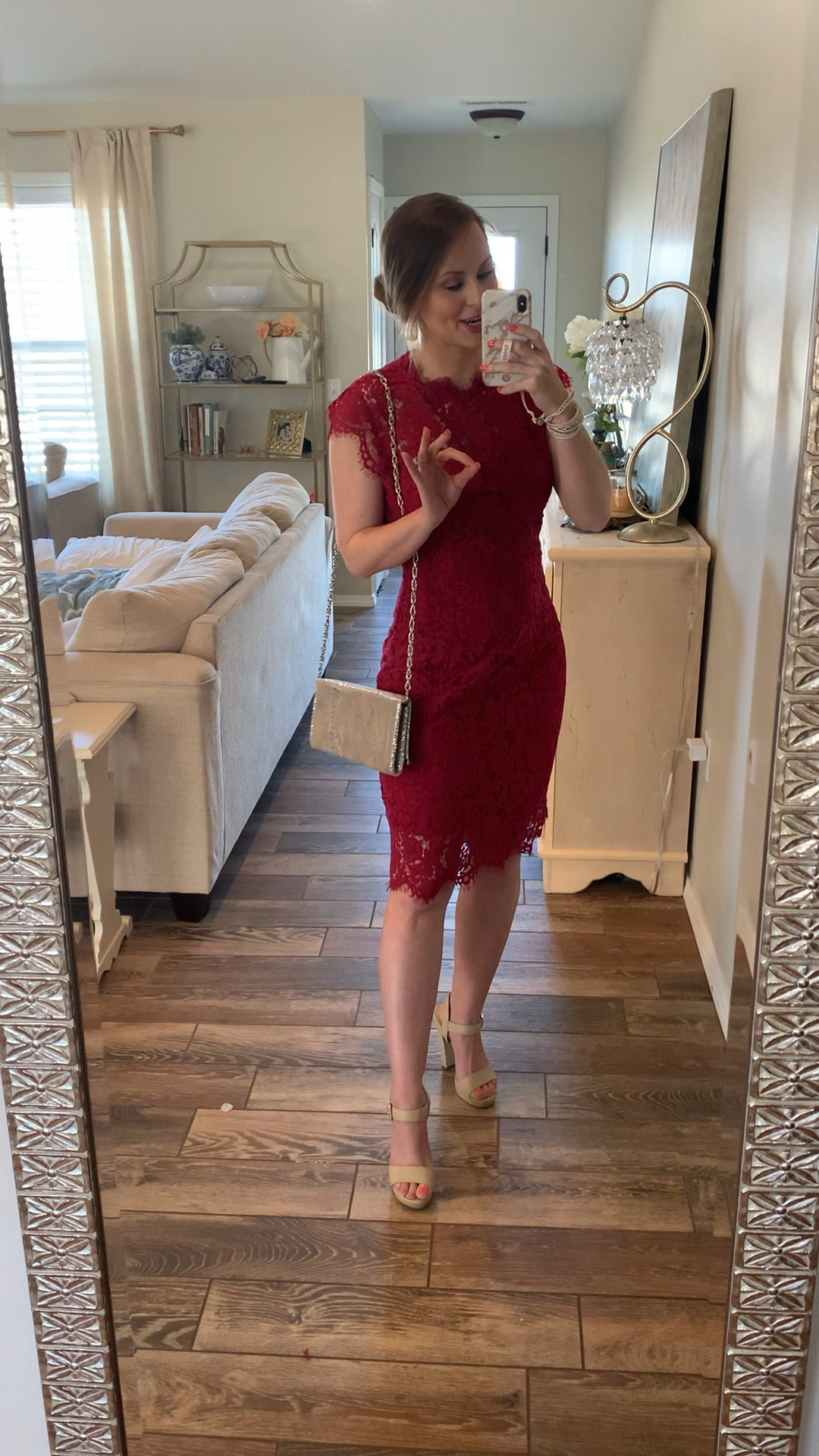 Wedding guest dress for fall and winter weddings! Great cocktail / semi formal dress for special occasions and events, baby showers (comes in pink/ blue & a ton of other colors) fundraising dinners, military ball, etc! 

Fall outfits, fall wedding guest dress, fall dresses, fall dress, Christmas, holiday party dress , red lace cocktail dress, knee length modest dress 

#LTKWedding #LTKStyleTip #LTKxPrimeDay