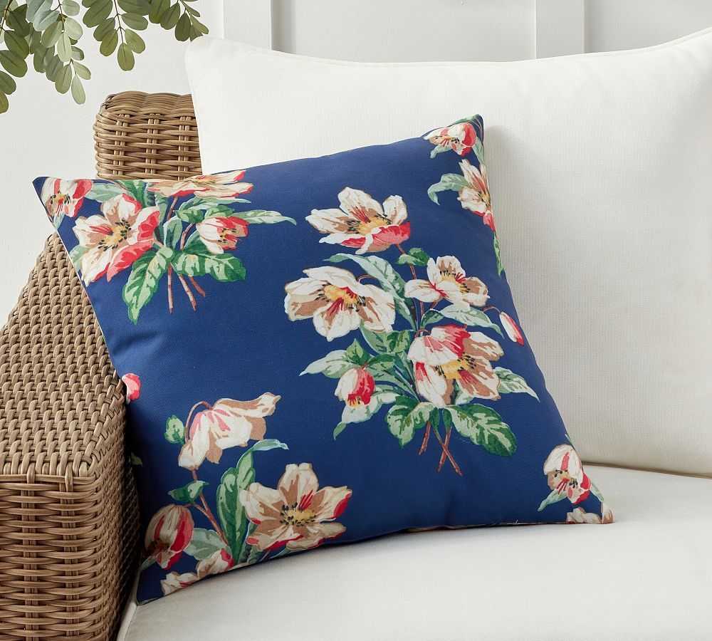 Cosmo Floral Outdoor Pillow | Pottery Barn (US)