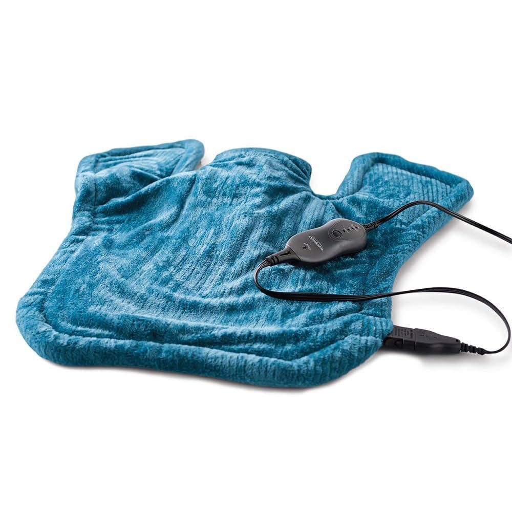 Sunbeam XL Renue Contoured Heating Pad, 25" x 25", For Neck & Shoulder Pain Relief with Auto Shut... | Amazon (US)