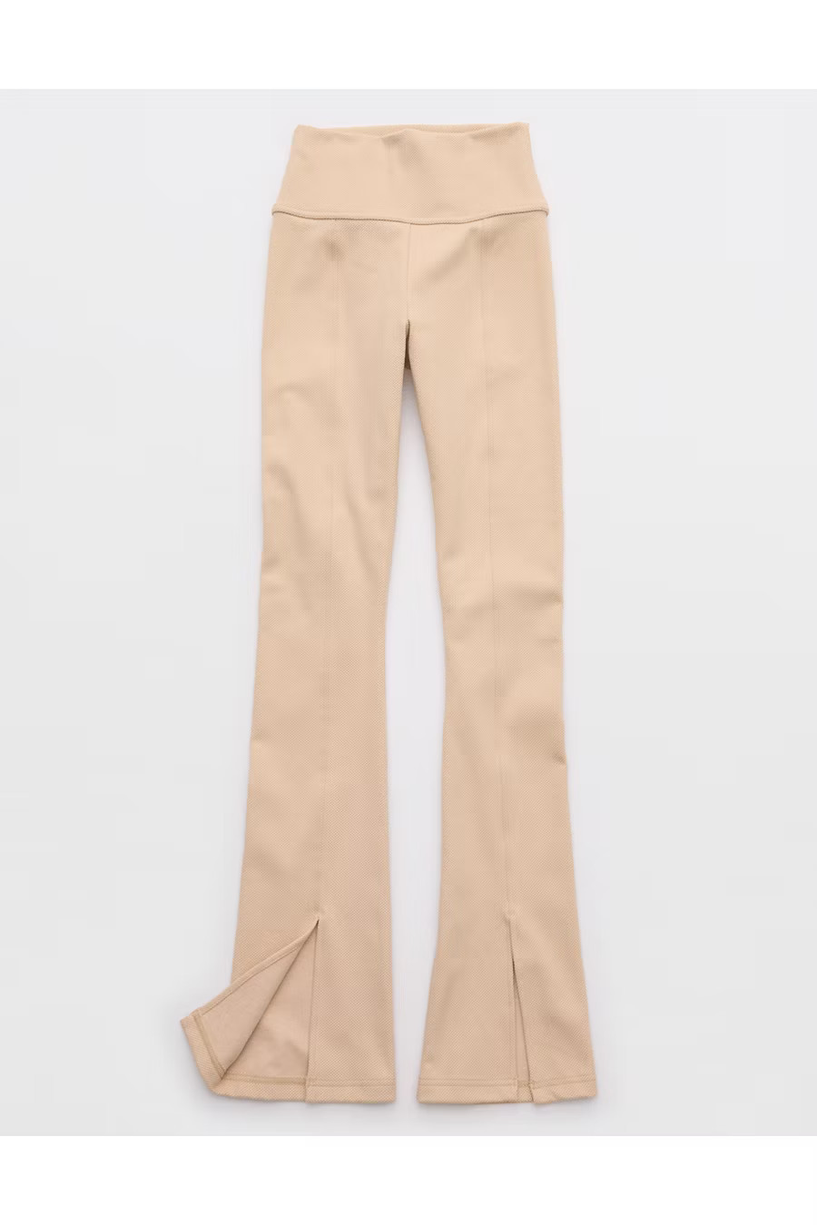 OFFLINE By Aerie Jacquard Twill Mini Flare Legging Women's Koko Brown L Long | American Eagle Outfitters (US & CA)