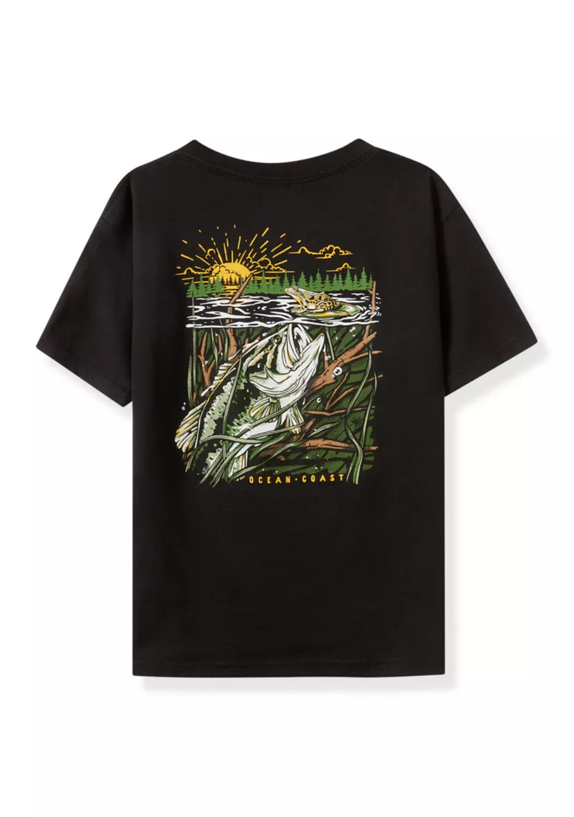 Boys 4-7 Fish Underwater Short Sleeve T-Shirt | Belk
