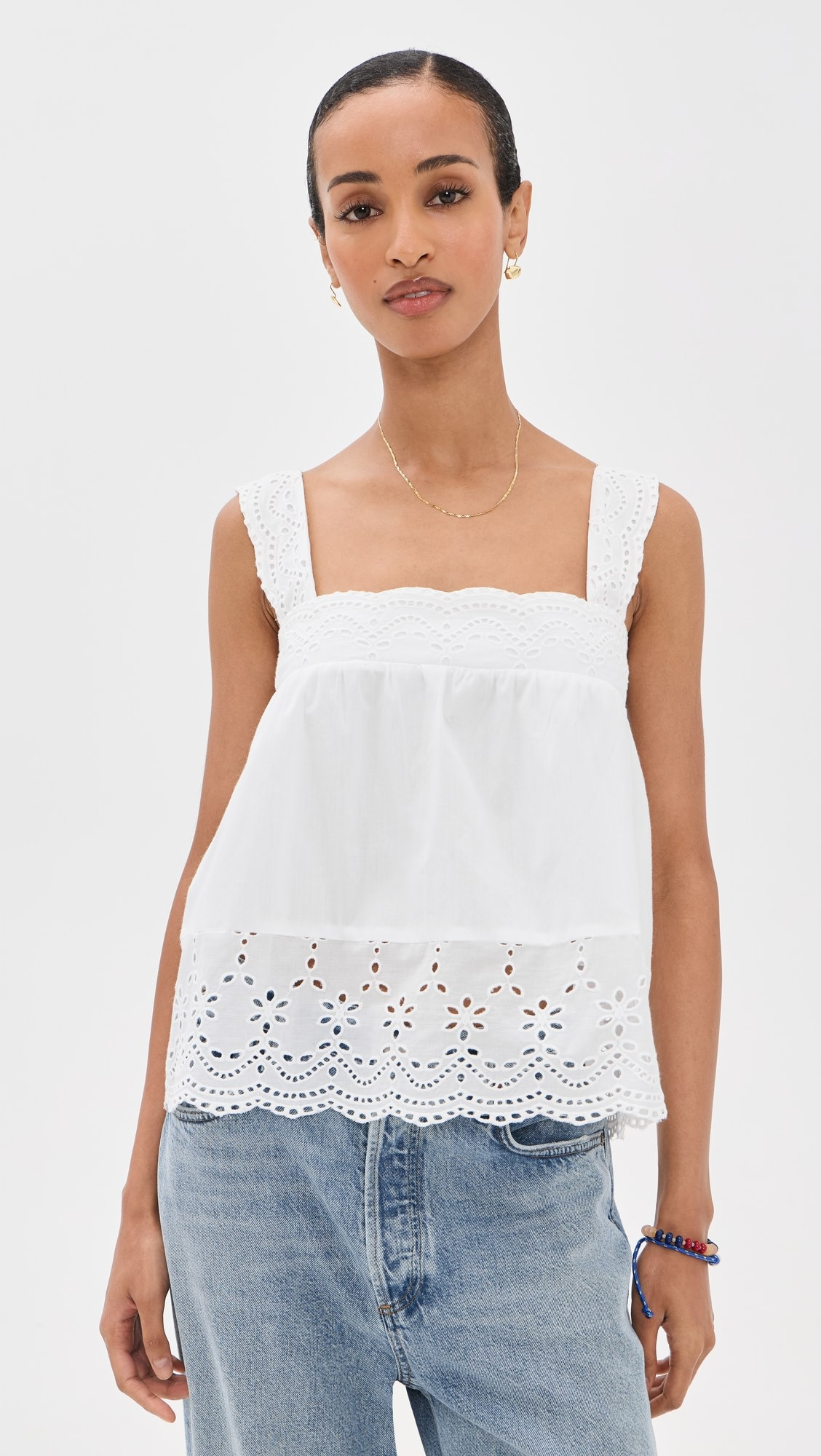 Eyelet Tank | Shopbop