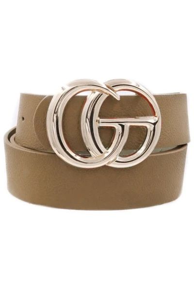 GG belt in Taupe | Indigo Closet 