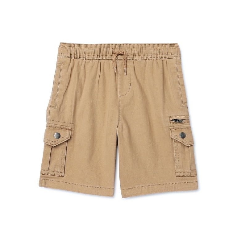 Wonder Nation Boys Stretch Cargo Shorts, Sizes 4-18 & Husky - Walmart.com | Walmart (US)