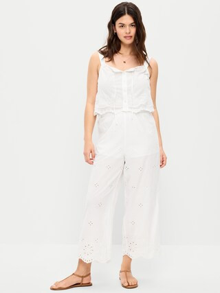 High-Waisted Cut Out Wide-Leg Pant | Old Navy (US)