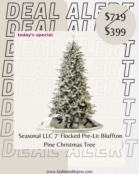 Loving this flocked Christmas tree now on sale! Getting all of the holiday vibes now $200 off  ! 

#LTKHoliday #LTKhome #LTKSeasonal