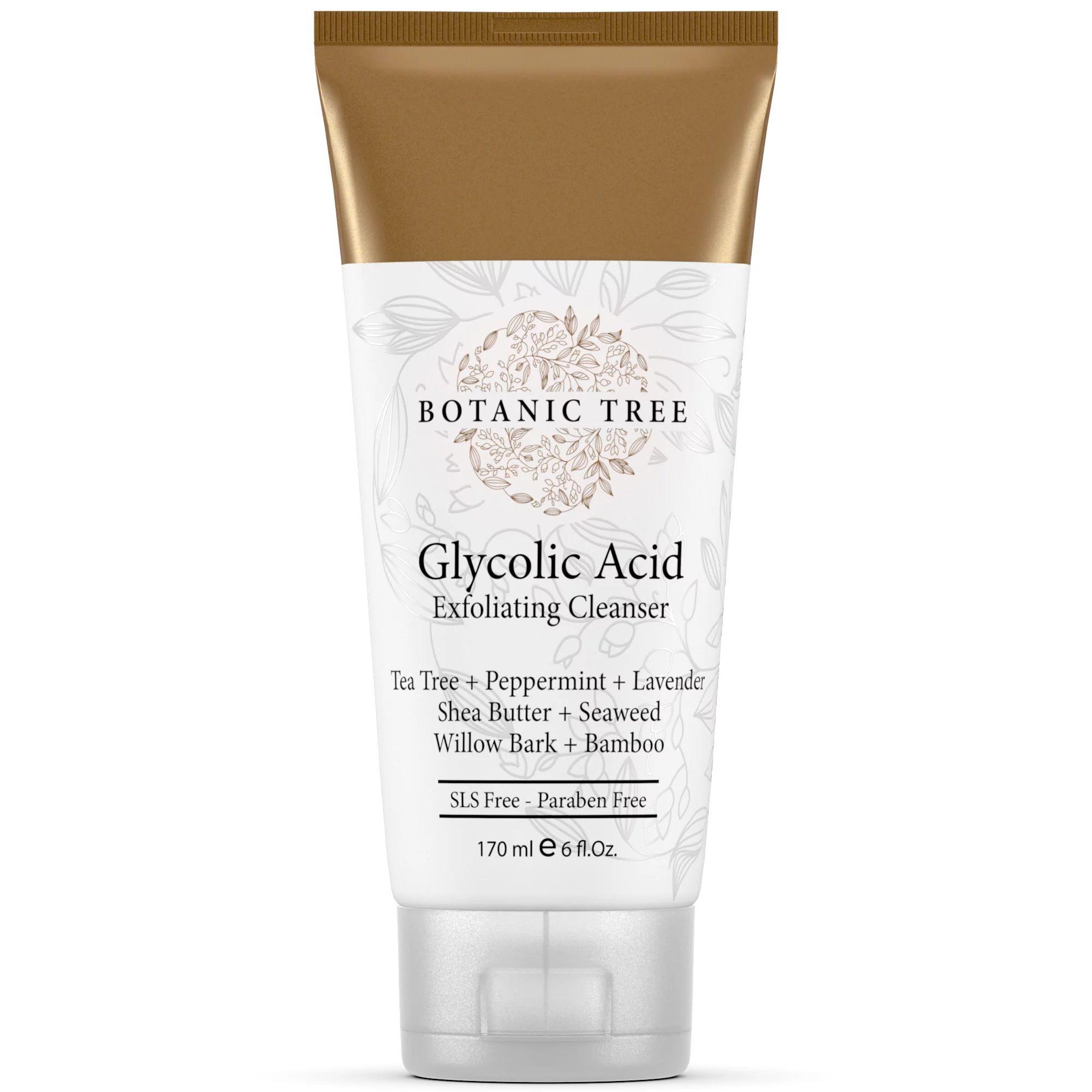 Glycolic Acid Face Wash, Exfoliating Cleanser For Facial Skin Care, Acne Treatment Face Scrub, 10... | Walmart (US)