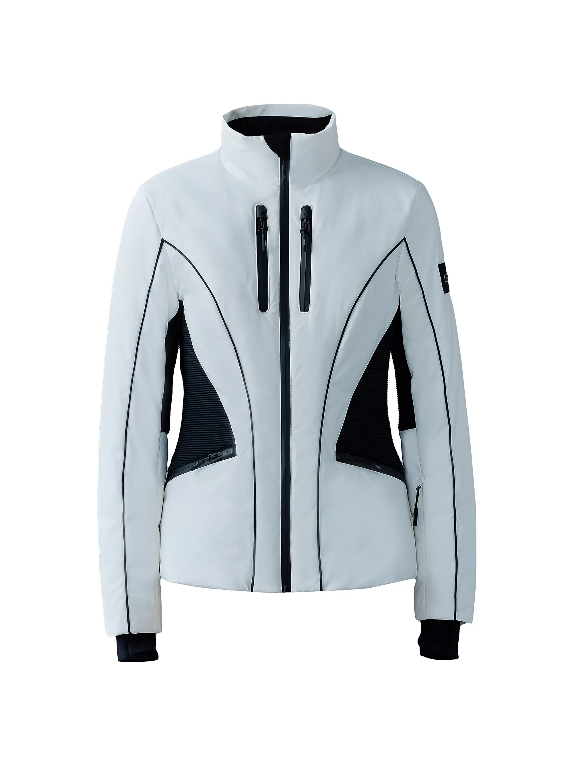 Shop Mackage Sandra Smocked Technical Down Ski Jacket | Saks Fifth Avenue | Saks Fifth Avenue