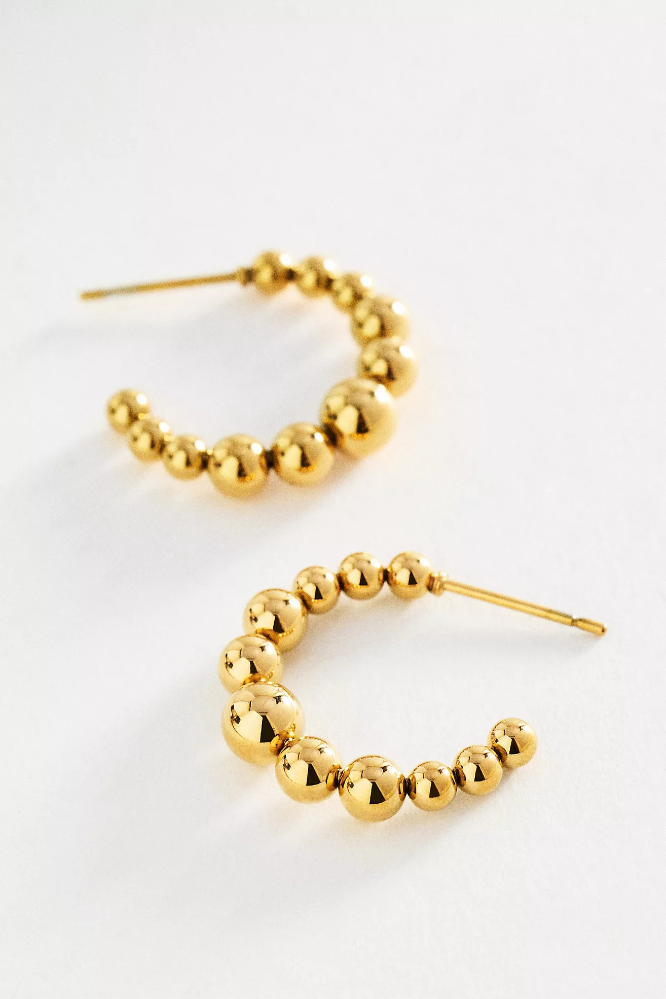 Water-Resistant Bauble Hoop Earrings | Anthropologie (US)