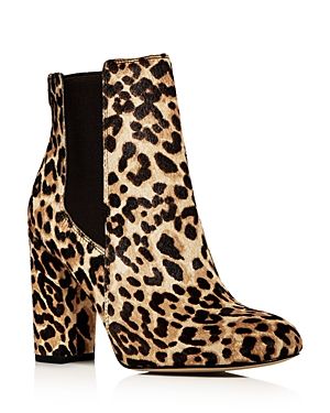 Sam Edelman Women's Case Leopard Print Calf Hair High Heel Booties | Bloomingdale's (US)