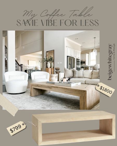 I get a lot of questions on my coffee table and you also want to see more affordable options. I found one that has the same vibe that’s also great quality. Coffee table look! Designer look alike. 

#LTKhome #LTKFind #LTKstyletip