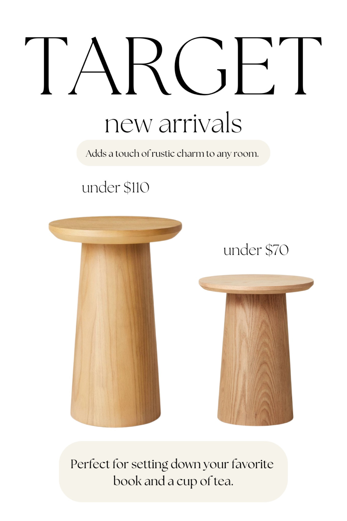 Target, new arrivals wooden round pedestal, accent side tables in color, natural from hearth and hand with magnolia 

#LTKsalealert #LTKhome #LTKxTarget