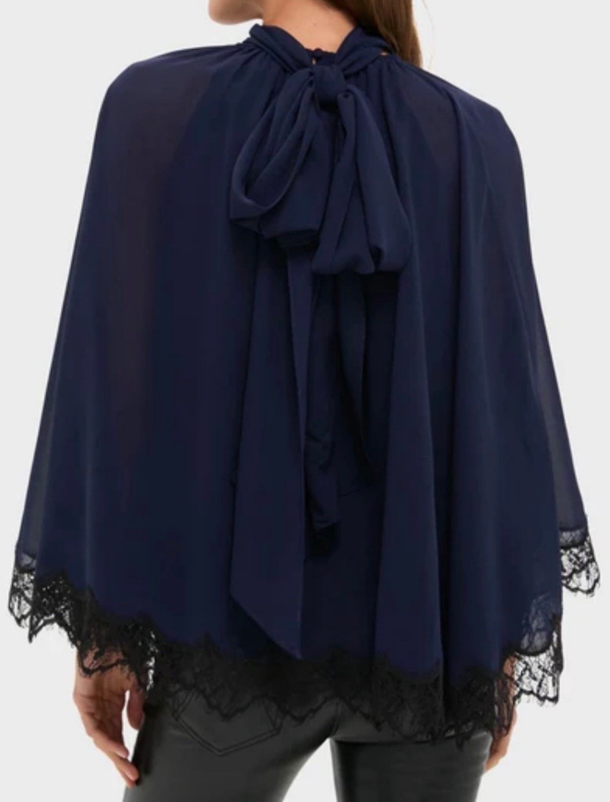 Navy lace trim top


#LTKHoliday