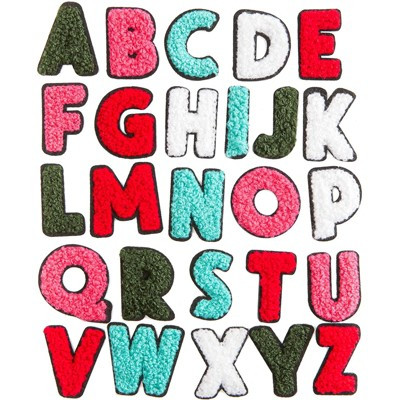 Bright Creations 52 Piece Iron On Alphabet Clothes Patches, A - Z (2 Sets) | Target