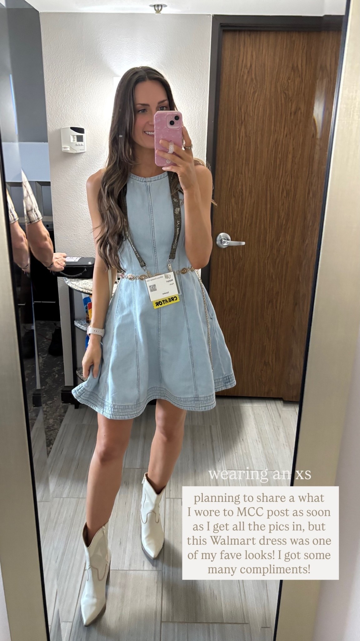 planning to share a what
I wore to MCC post as soon as I get all the pics in, but this denim Walmart dress was one of my fave looks! I got some many compliments! wearing an xs

#LTKootd #LTKdayinmylife